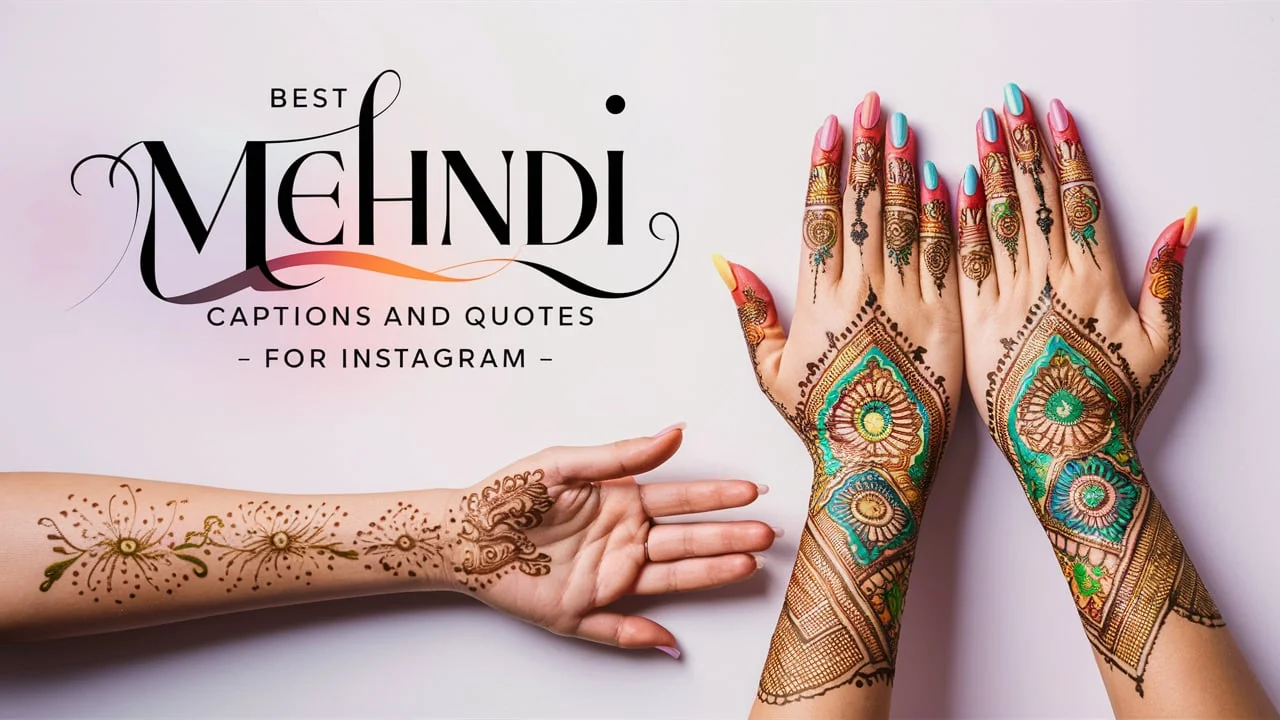 Best Mehndi Captions and Quotes for Instagram