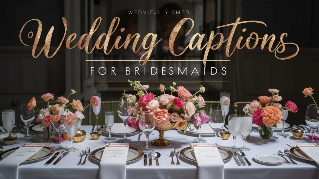 Wedding Captions for Bridesmaids