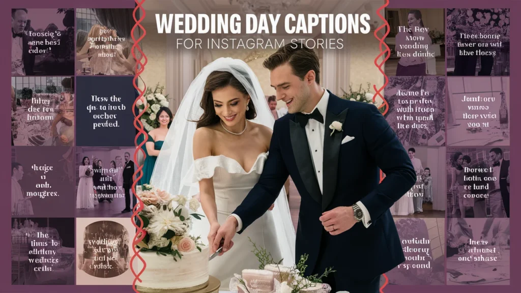 Wedding Day Captions for Instagram Stories