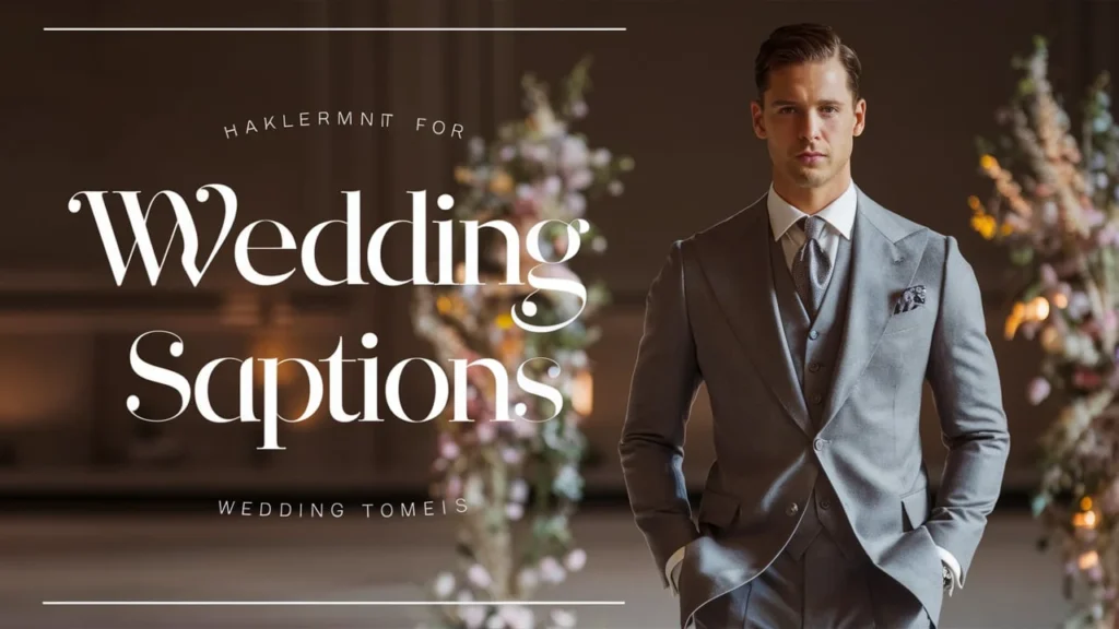 Wedding Suit Captions