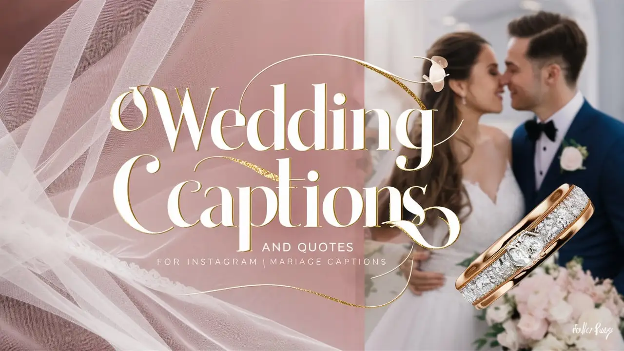 Wedding Captions And Quotes For Instagram | Marriage Captions