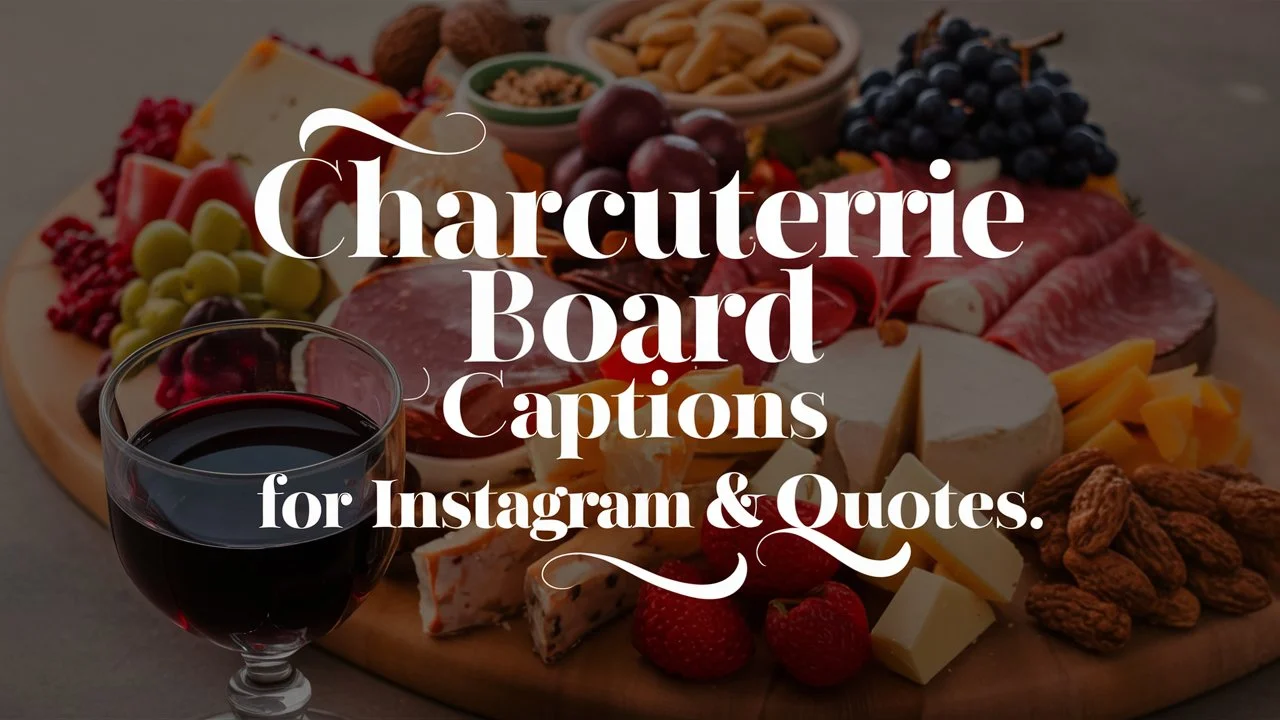 Charcuterie Board Captions for Instagram & Quotes