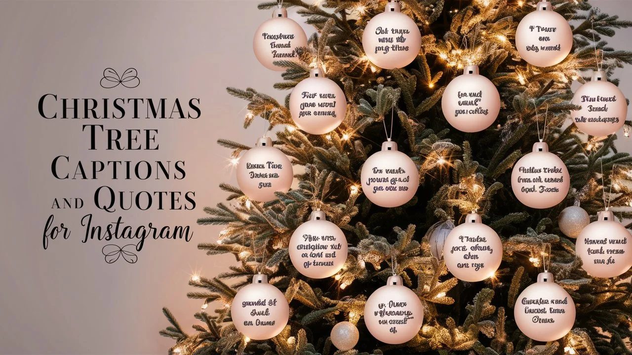 Christmas Tree Captions and Quotes for Instagram