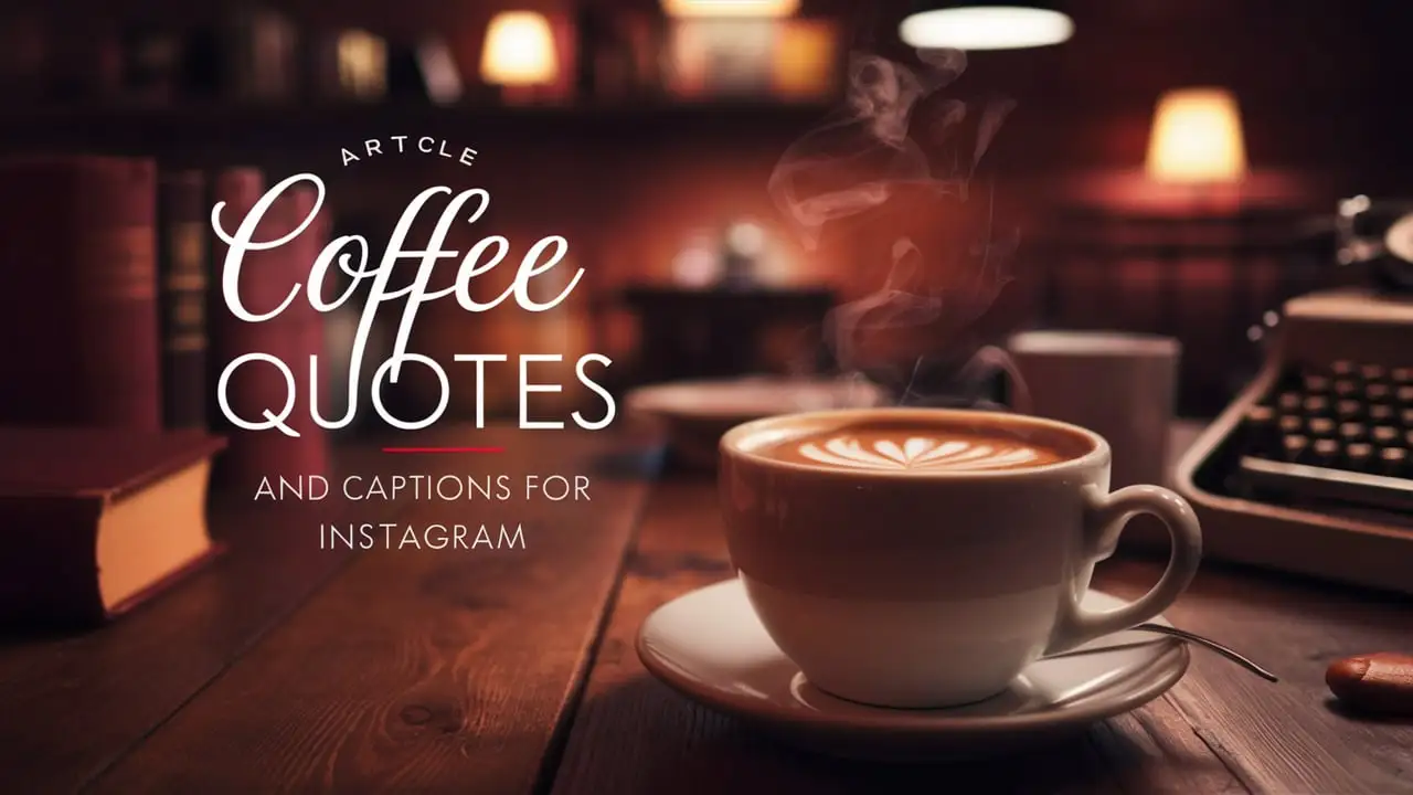 Coffee Quotes and Captions for Instagram