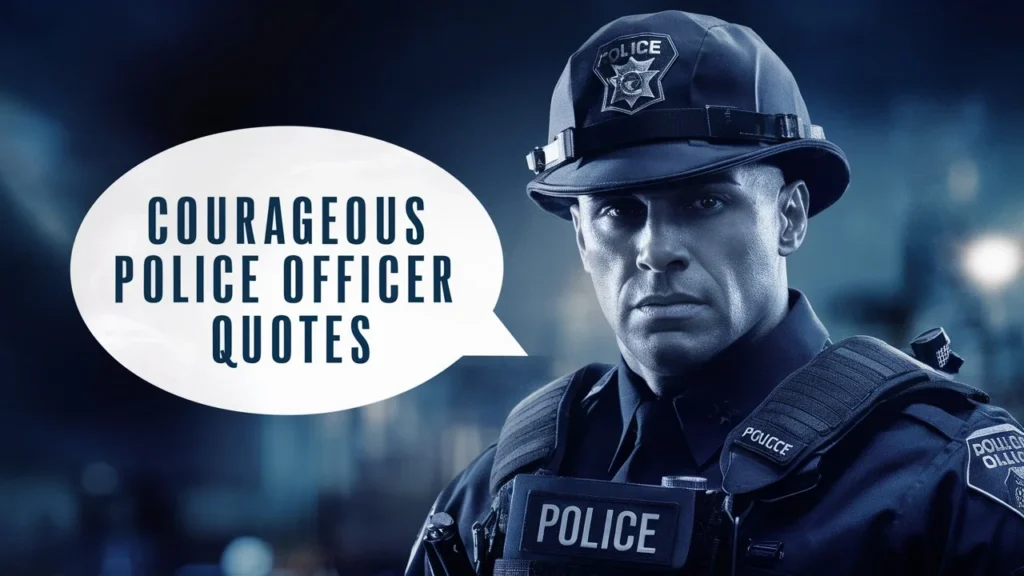 Courageous Police Officer Quotes