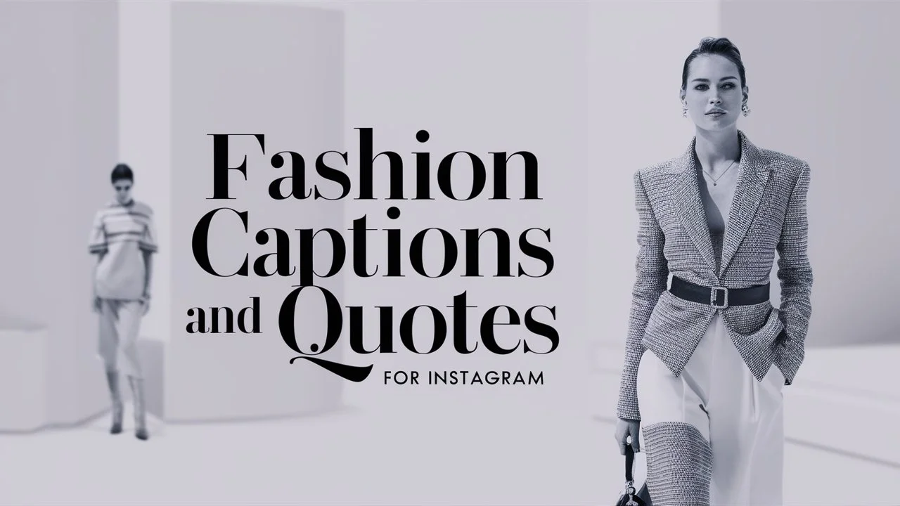 Fashion Captions and Quotes for Instagram