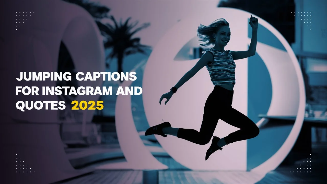 Jumping Captions For Instagram & Quotes [2025]