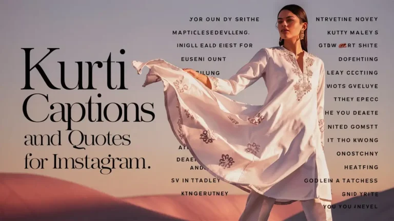 Kurti Captions and Quotes for Instagram