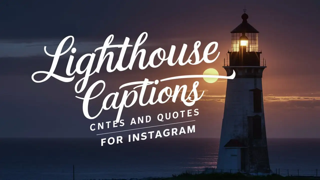 Lighthouse Captions and Quotes for Instagram