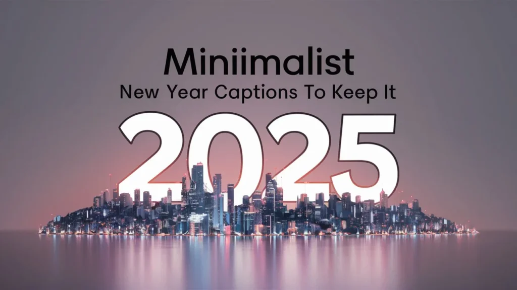 Minimalist New Year 2025 Captions to Keep It Simple