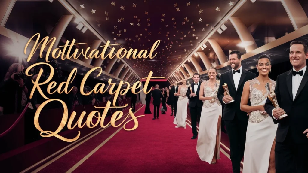 Motivational Red Carpet Quotes