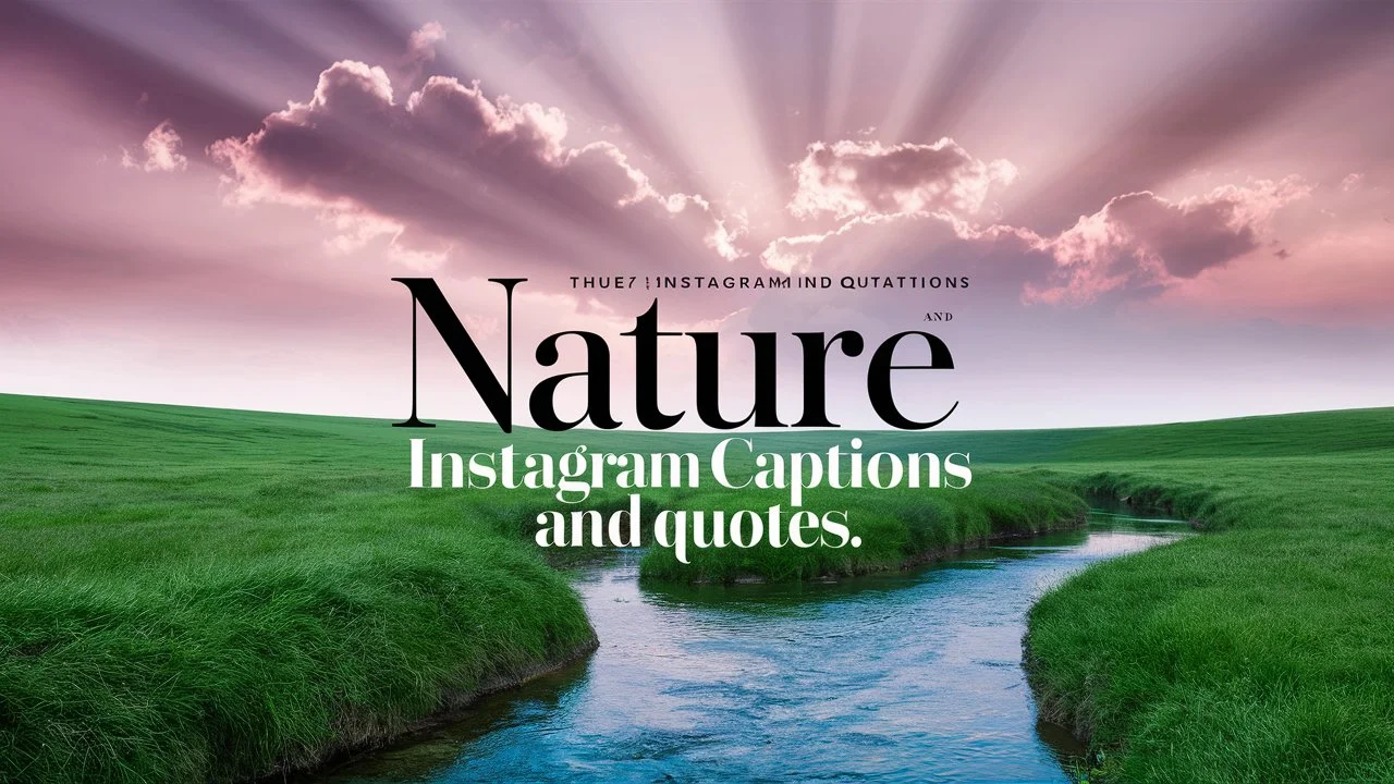 Nature Instagram Captions and Quotes