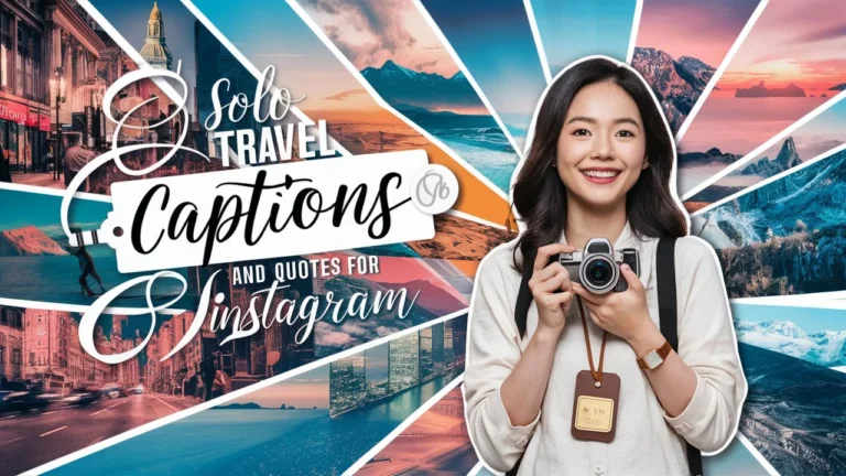 Solo Travel Captions and Quotes For Instagram