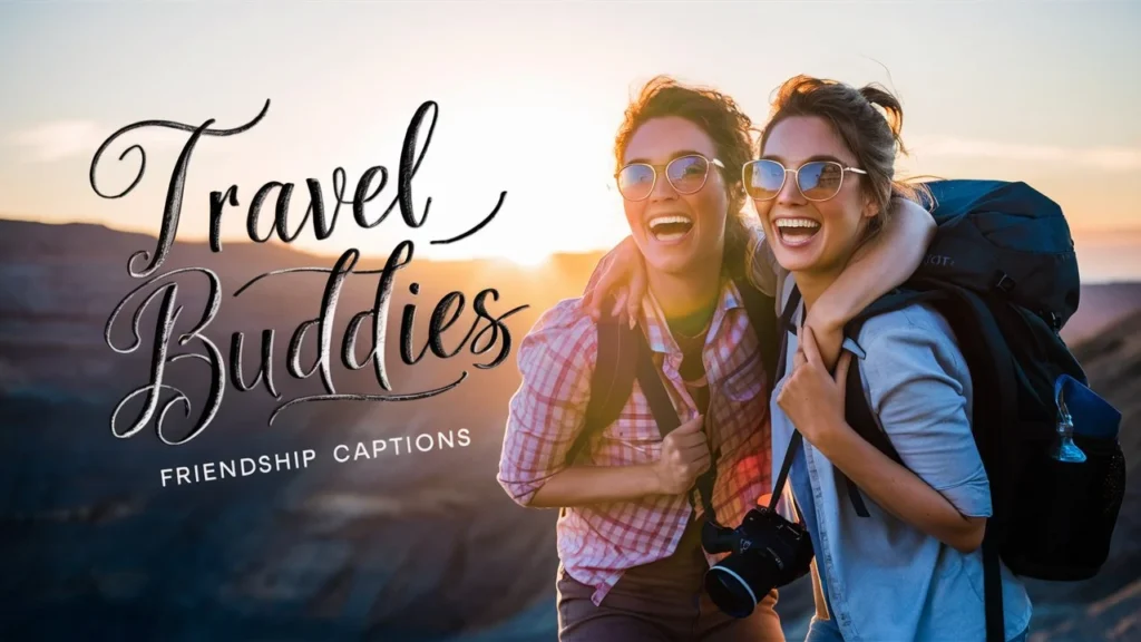 Travel Buddies Friendship Captions