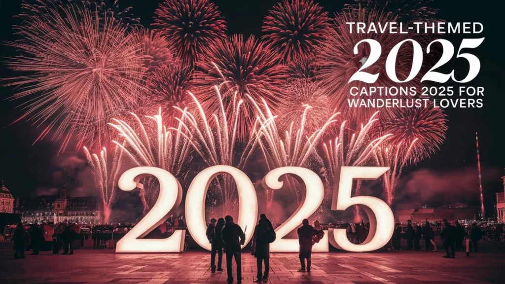 Travel-Themed New Year Captions 2025 for Wanderlust Lovers