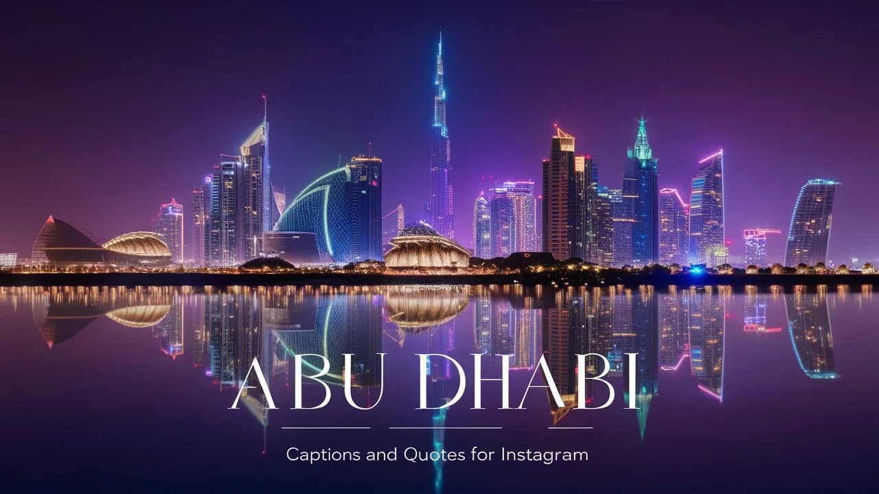 Abu Dhabi Captions And Quotes For Instagram