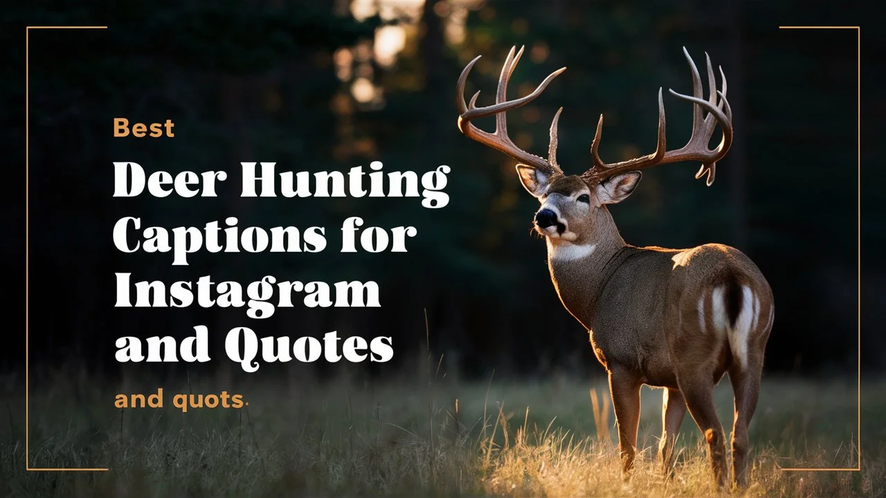 Best Deer Hunting Captions For Instagram And Quotes