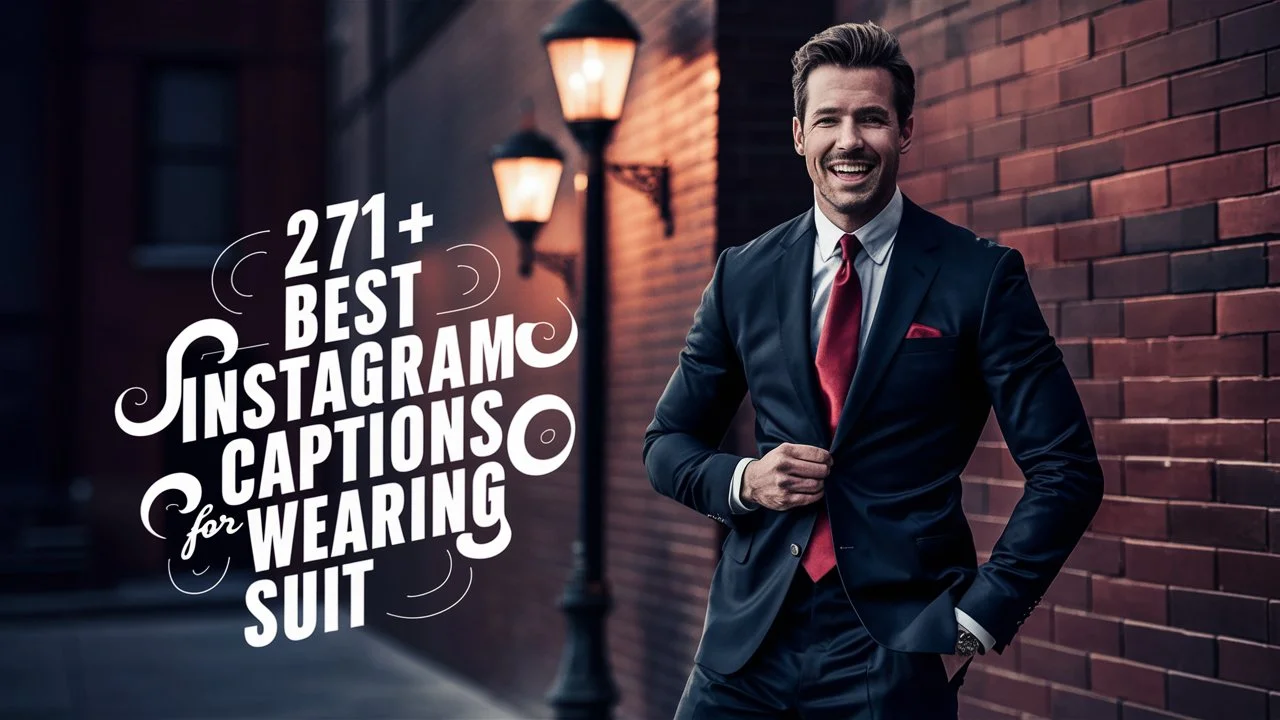 Best Instagram Captions For Wearing Suit