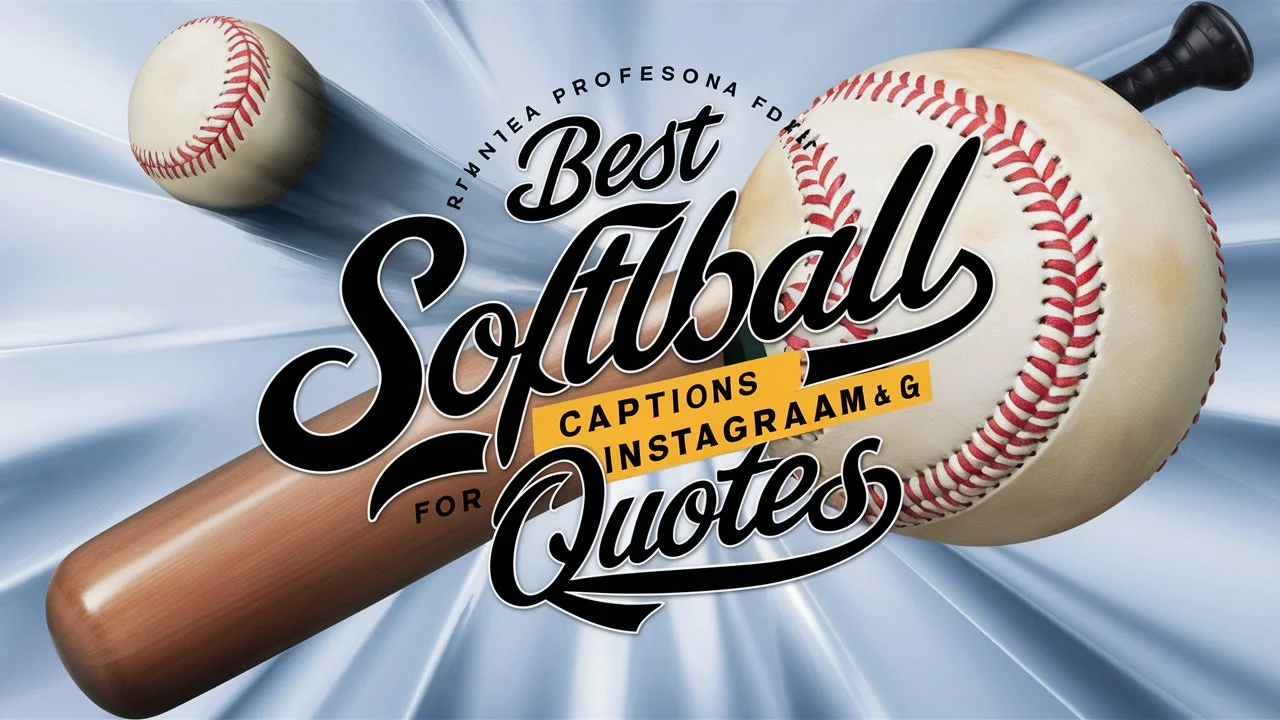 Best Softball Captions for Instagram & Quotes