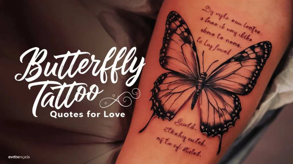 Butterfly Tattoo Quotes for Love