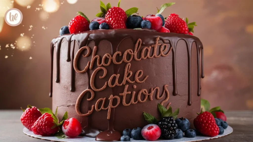 Chocolate Cake Captions