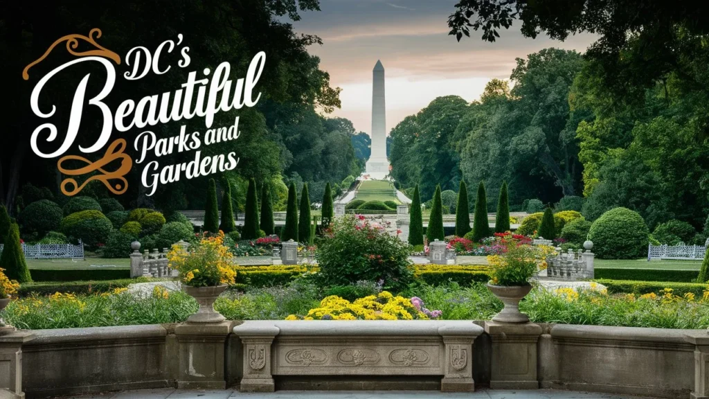 DC's Beautiful Parks and Gardens Captions