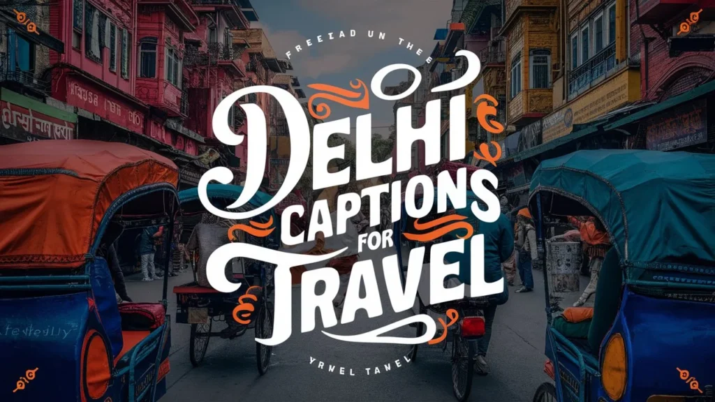 Delhi Captions for Travel