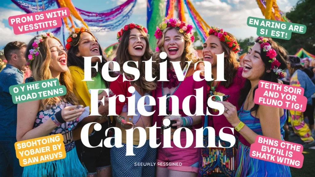 Festival Friends Captions