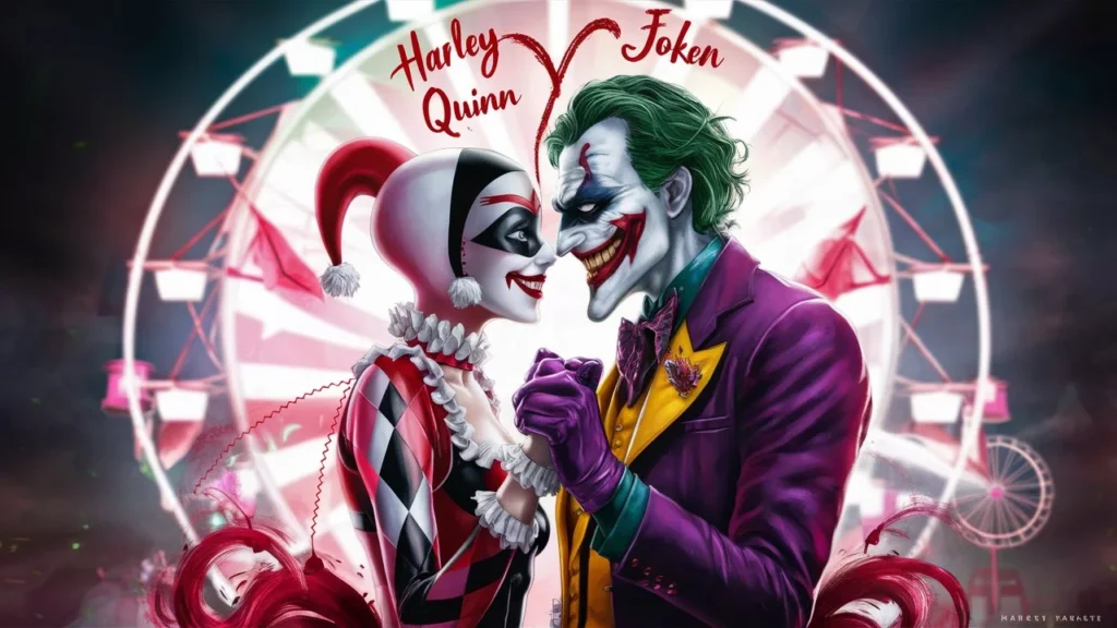 Harley Quinn and Joker Love Captions