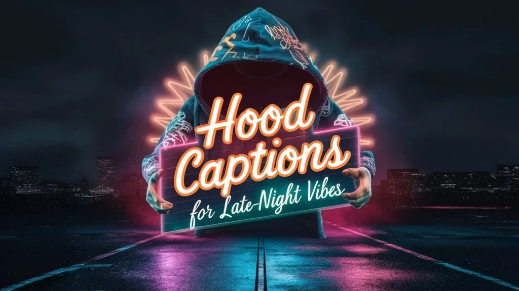 Hood Captions for Late-Night Vibes