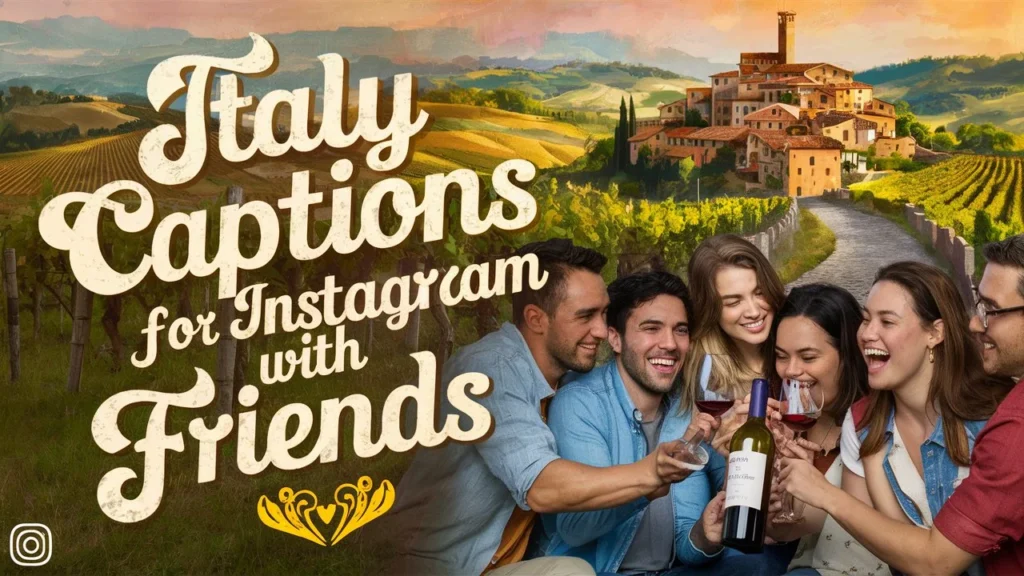 Italy Captions For Instagram With Friends