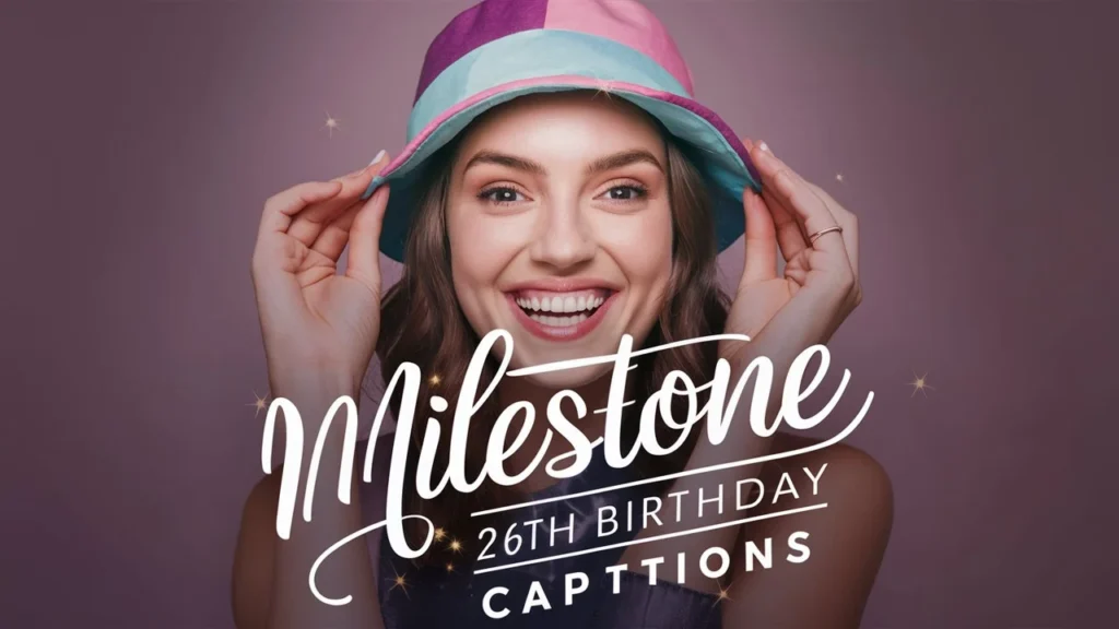 Milestone 26th Birthday Captions