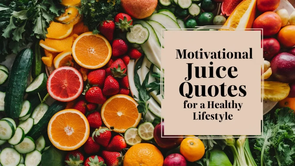 Motivational Juice Quotes for a Healthy Lifestyle