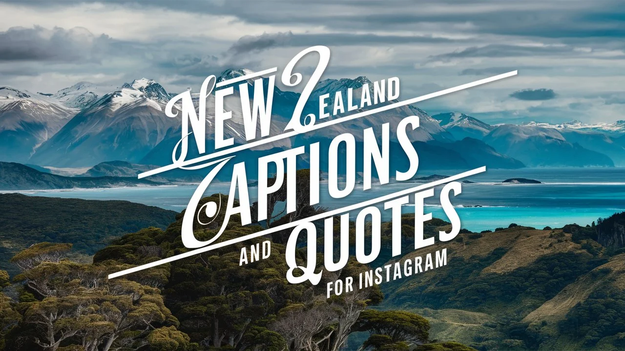 New Zealand Captions And Quotes For Instagram