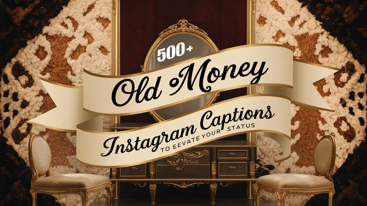 Old Money Instagram Captions to Elevate Your Status