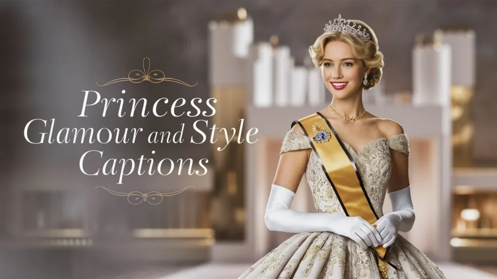 Princess Glamour and Style Captions