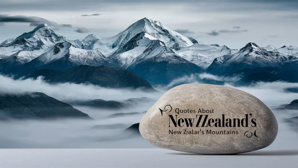 Quotes About New Zealand’s Mountains