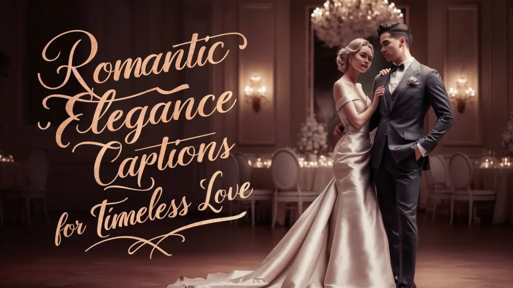 Romantic Elegance Captions for Timeless Love