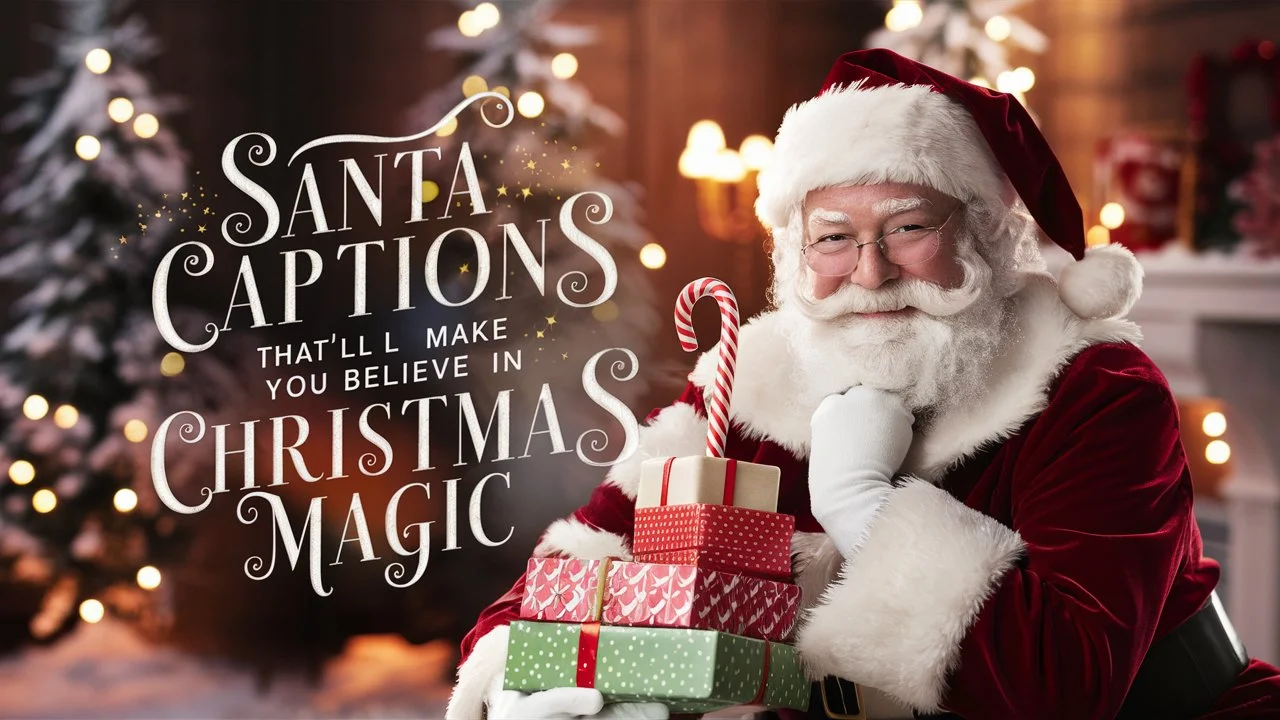 Santa Captions That’ll Make You Believe in Christmas Magic