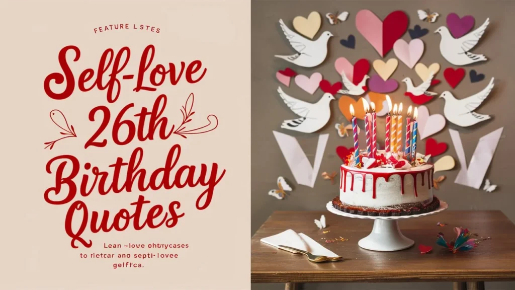 Self-Love 26th Birthday Quotes