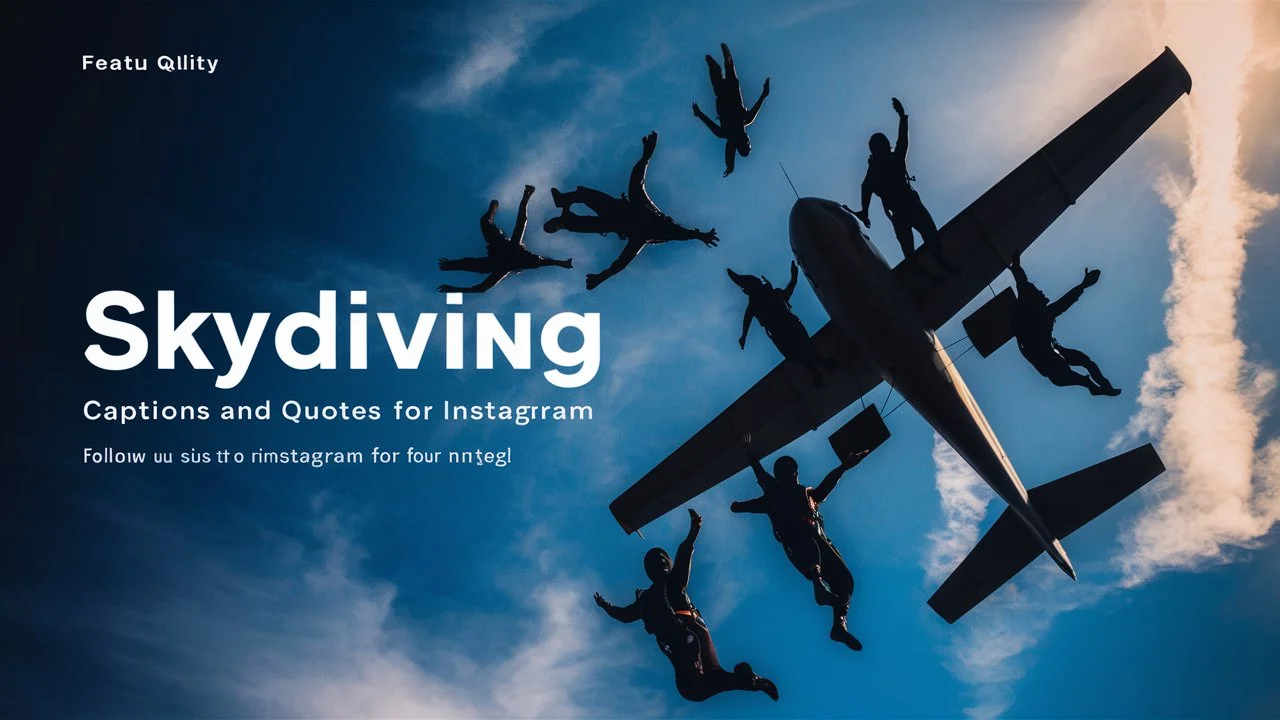 Skydiving Captions And Quotes For Instagram