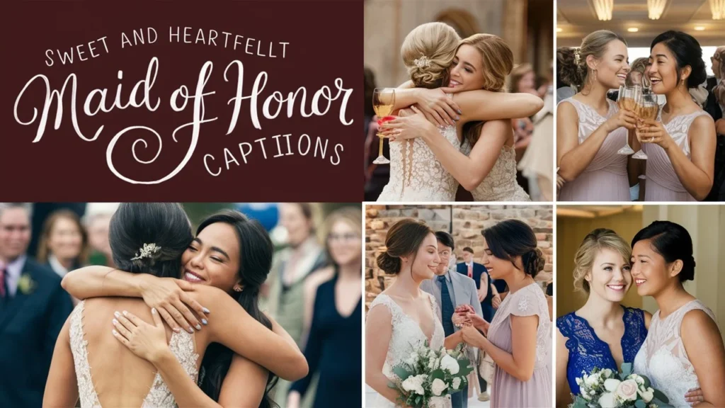 Sweet and Heartfelt Maid of Honor Captions