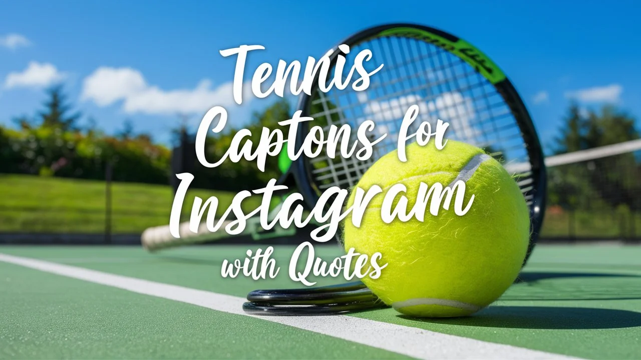 Tennis Captions for Instagram with Quotes