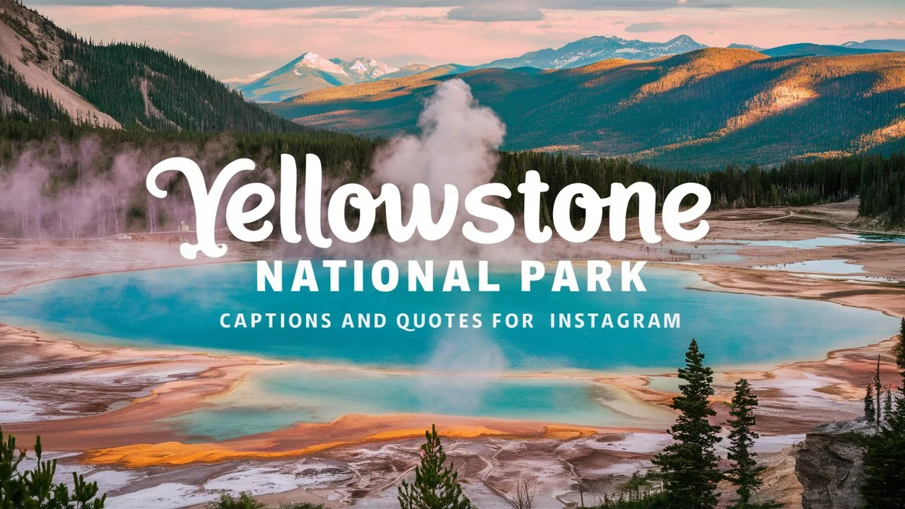 Yellowstone National Park Captions and Quotes for Instagram