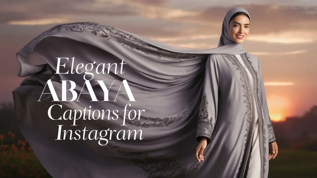 Elegant Abaya Captions for Instagram