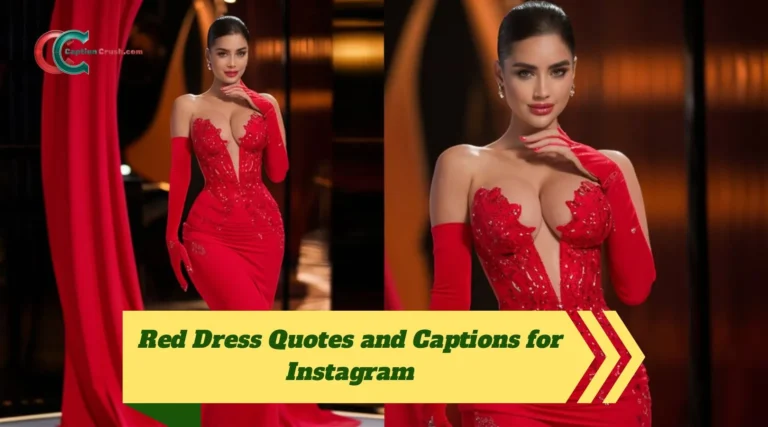 Red Dress Quotes and Captions for Instagram