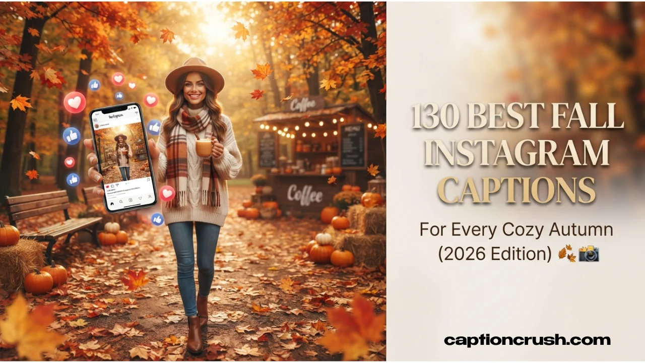 130 Best Fall Instagram Captions for Every Cozy Autumn Photo (2026 Edition)