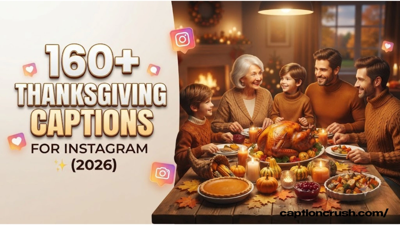 160+ Thanksgiving Captions for Instagram