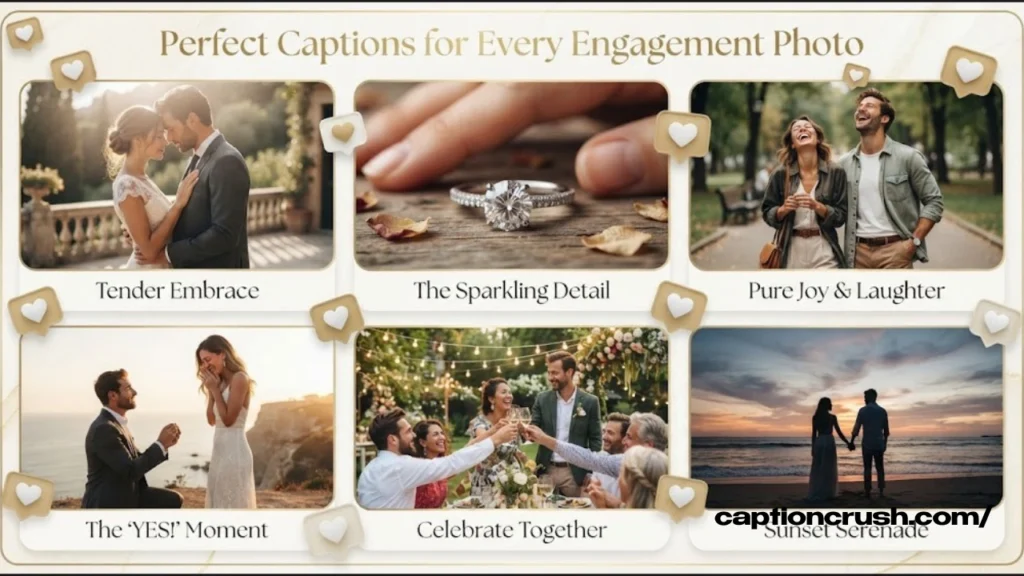 200+ Engagement Photo Captions for Every Moment