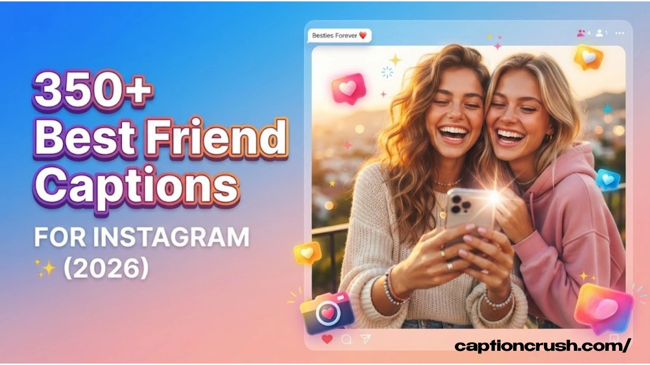 350+ Best Friend Captions for Instagram